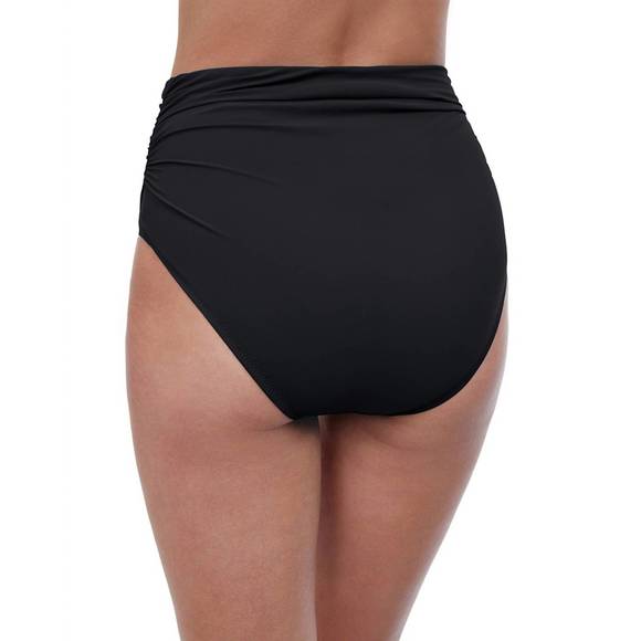 NEW PROFILE BY GOTTEX high waisted tankini bottom in tutti frutti black - Picture 2 of 2